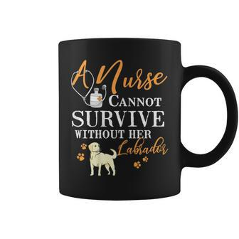 Nurse Labrador Mom Quote Dogs Lover Coffee Mug | Crazezy DE