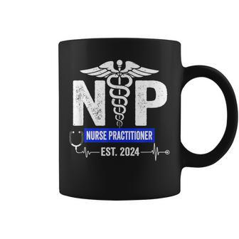 Nurse Practitioner Est 2024 Graduation Grad Students Coffee Mug - Monsterry