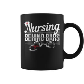 Nursing Behind Bars Correctional Jail Women Coffee Mug - Monsterry