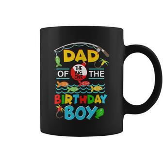 O Fish Ally One Birthday Outfit Dad Of The Birthday Boy Coffee Mug - Monsterry