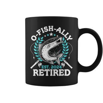 O-Fish-Ally Retired 2024 Fishing Retirement For Men Coffee Mug - Thegiftio UK