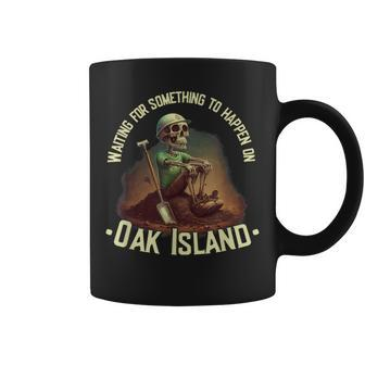 Oak Island Treasure Hunting Skeleton Oak Island Mystery Coffee Mug - Monsterry