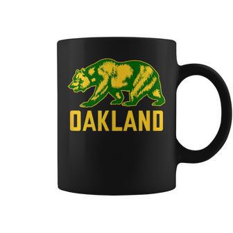 Oakland California Flag Bear Oakland California Coffee Mug - Monsterry