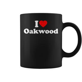 Oakwood Love Heart College University Alumni Coffee Mug | Crazezy