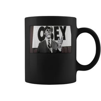 Obey Usa Freedom Defy Fight 2 Coffee Mug - Thegiftio UK