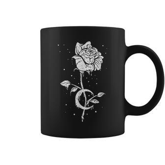 Occult Moon Rose Witchcraft The Witch Vintage Dark Magic Coffee Mug - Monsterry AU