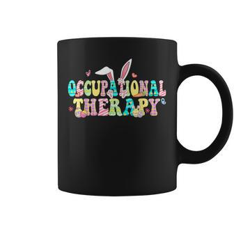 Occupational Therapy Happy Easter Ot Therapist Bunny Eggs Coffee Mug - Thegiftio UK