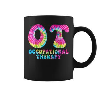 Occupational Therapy Ot Month Therapist Tie Dye Coffee Mug - Seseable