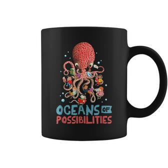 Oceans Of Possibilities Summer Reading 2022 Octopus Coffee Mug - Seseable