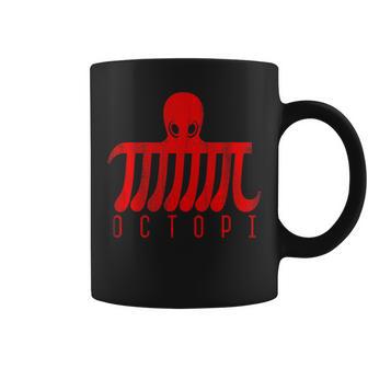 Octopi Octopus Pi Math Science Happy Pi Day Coffee Mug - Monsterry