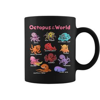 Octopus Sea Animals Of The World Octopus Lover Educational Coffee Mug - Seseable