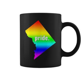 The Official Gay Pride Washington Dc Rainbow Coffee Mug - Monsterry UK