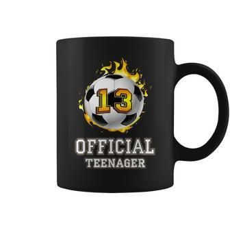 Official Nager Soccer 13Th Birthday Football Coffee Mug - Monsterry