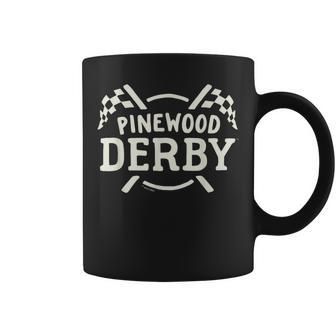 Officially Licensed Pinewood DerbyRace Flags Coffee Mug - Monsterry DE