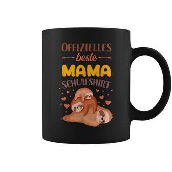 Offizielles Beste Mama Schlafanzug Faultier Muttertag Tassen - Geschenkecke