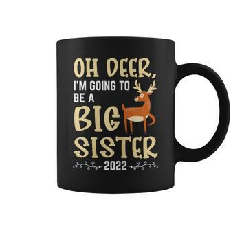 Oh Deer Become Big Sister 2022 Coffee Mug - Monsterry DE