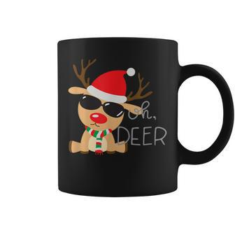 Oh Deer Reindeer Coffee Mug - Seseable
