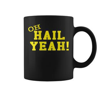 Oh Hail Yes U M Ann Arbor Mi Aa Pride Proud Michigan Coffee Mug - Monsterry UK