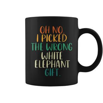 Oh No I Picked The Wrong White Elephant Coffee Mug - Thegiftio UK