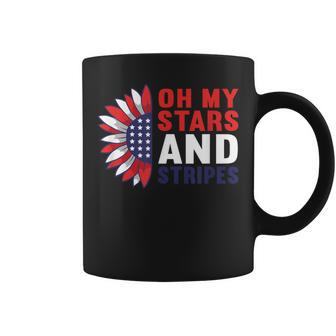 Oh My Stars And Stripes Usa Patriotic American 4Th Of July Coffee Mug - Monsterry CA