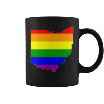 Ohio Gay Pride Rainbow Lgbt Coffee Mug - Monsterry DE