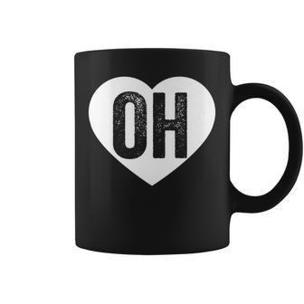 Ohio Heart Hometown State Pride Midwest Love Coffee Mug - Monsterry DE