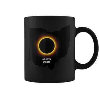 Ohio Solar Eclipse 2024 Coffee Mug - Monsterry AU