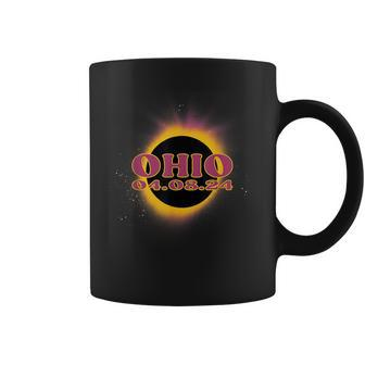 Ohio Total Solar Eclipse 2024 America Totality Souvenir Coffee Mug | Mazezy