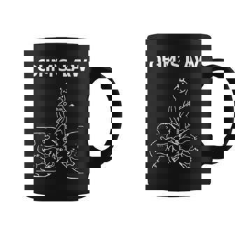 Ohm's Law Electrical Engineer Ohm Electrónica Taza de café - Regaloses
