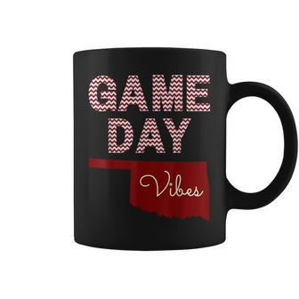 Oklahoma Football Game Day Vibes Fall Tailgate Coffee Mug - Monsterry DE