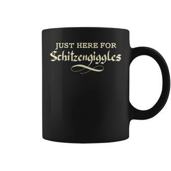 Oktoberfest Group Bachelor Party Here For Schitzengiggles Coffee Mug | Crazezy UK