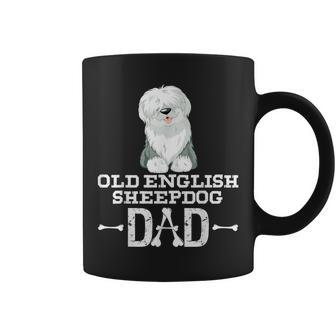 Old English Sheepdog Dad Dog Lover Father's Day Coffee Mug - Monsterry CA