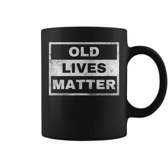 Old Lives Matter Vintage Distressed Coffee Mug - Monsterry AU