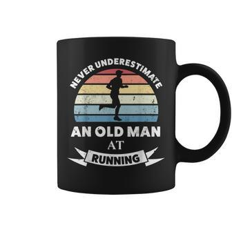 Old Man At Running Runner Dad Coffee Mug - Thegiftio UK
