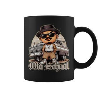 Old School Hip Hop Lowrider Chicano Cholo Low Rider Coffee Mug - Monsterry UK