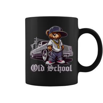Old School Hip Hop Teddy Bear Lowrider Chicano Culture Cute Coffee Mug - Thegiftio UK