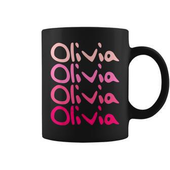Olivia First Name-D Boy Girl Baby Birth-Day Coffee Mug - Seseable