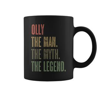 Olly The Man The Myth The Legend Boys Name Coffee Mug - Seseable