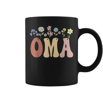 Oma Wildflower Floral Oma Coffee Mug - Seseable