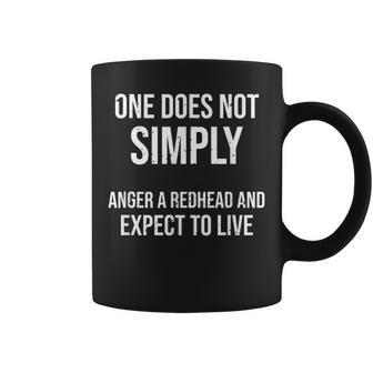 One Does Not Simply Anger A Redhead Meme Ginger Coffee Mug - Monsterry AU