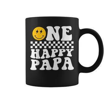 One Happy Dude 1St Birthday One Cool Papa Family Matching Coffee Mug - Thegiftio UK