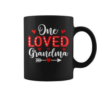 One Loved Grandma Grandma Valentine's Day Coffee Mug - Monsterry