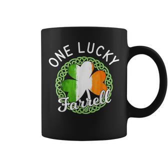 One Lucky Farrell Irish Family Name Coffee Mug - Seseable