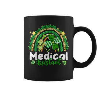 One Lucky Medical Assistant Rainbow St Patrick's Day Coffee Mug - Thegiftio UK