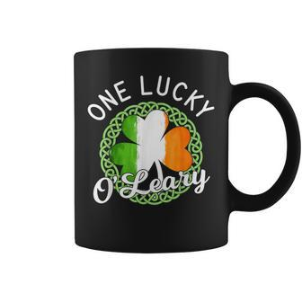 One Lucky O'leary Irish Family Name Coffee Mug - Seseable