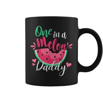 One In A Melon Daddy Birthday Party Matching Family Group Coffee Mug - Monsterry CA