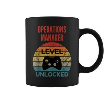 Operations Manager Level Unlocked Gamer For Starting Coffee Mug - Monsterry CA