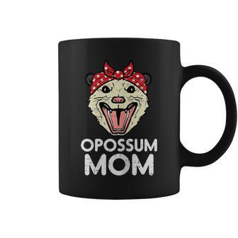 Opossum Mom Bandana Possum Family Mama Mommy Women Coffee Mug - Seseable