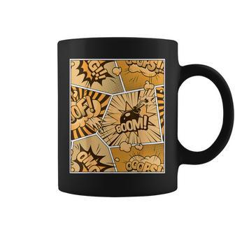Orange Comic Book Orange Color Graphic Coffee Mug - Thegiftio UK