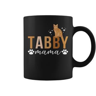 Orange Tabby Cat Mama Boho Orange Tabby Cat Owner Coffee Mug - Thegiftio UK
